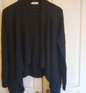 Soft black cardigan from Saks